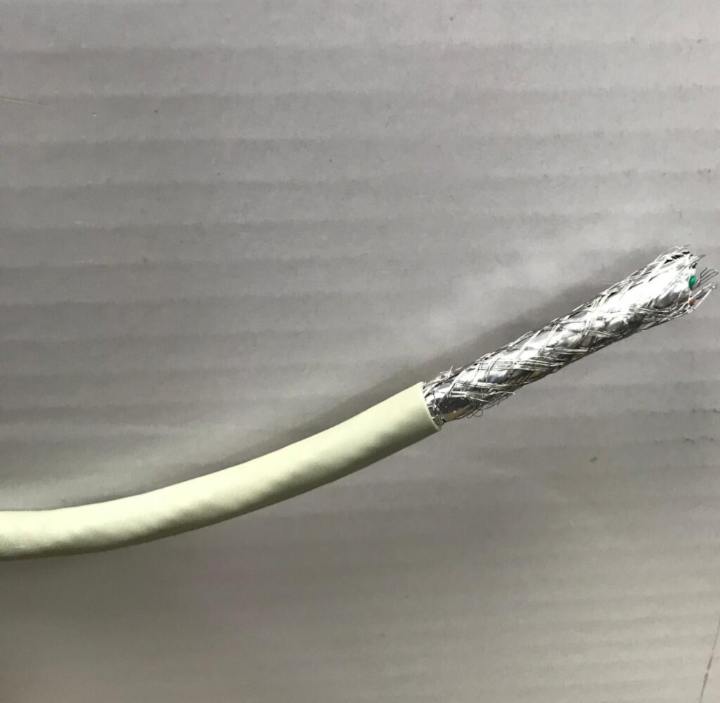 SCSSFTPC6LSZHGY Opterna Cat6 Solid 23 AWG SF/UTP LSZH 4 Pair Cable 305