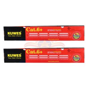 Kuwes 24 port utp patch panel loaded