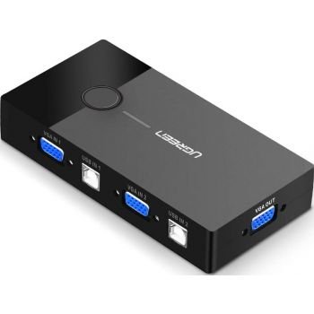 UGREEN 2-Port USB KVM Switch Box ABS Case (30357)