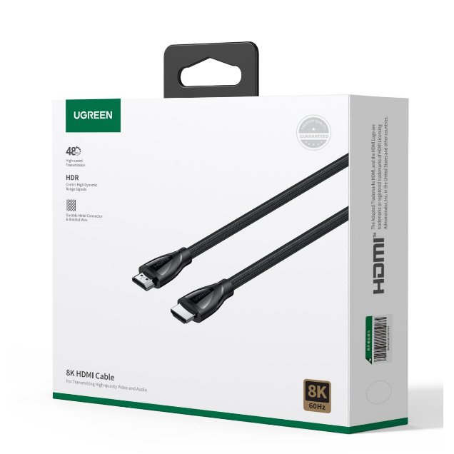 UGREEN HDMI A M/M Cable with Braided 1m (80401 / HD140)