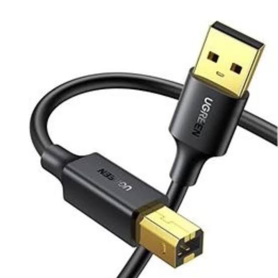 UGREEN USB 2.0 AM to BM Print Cable 2m (Black) (20847 / US135)